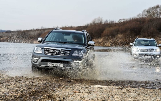 모하비 오프로드 주행 모습/사진제공=기아자동차