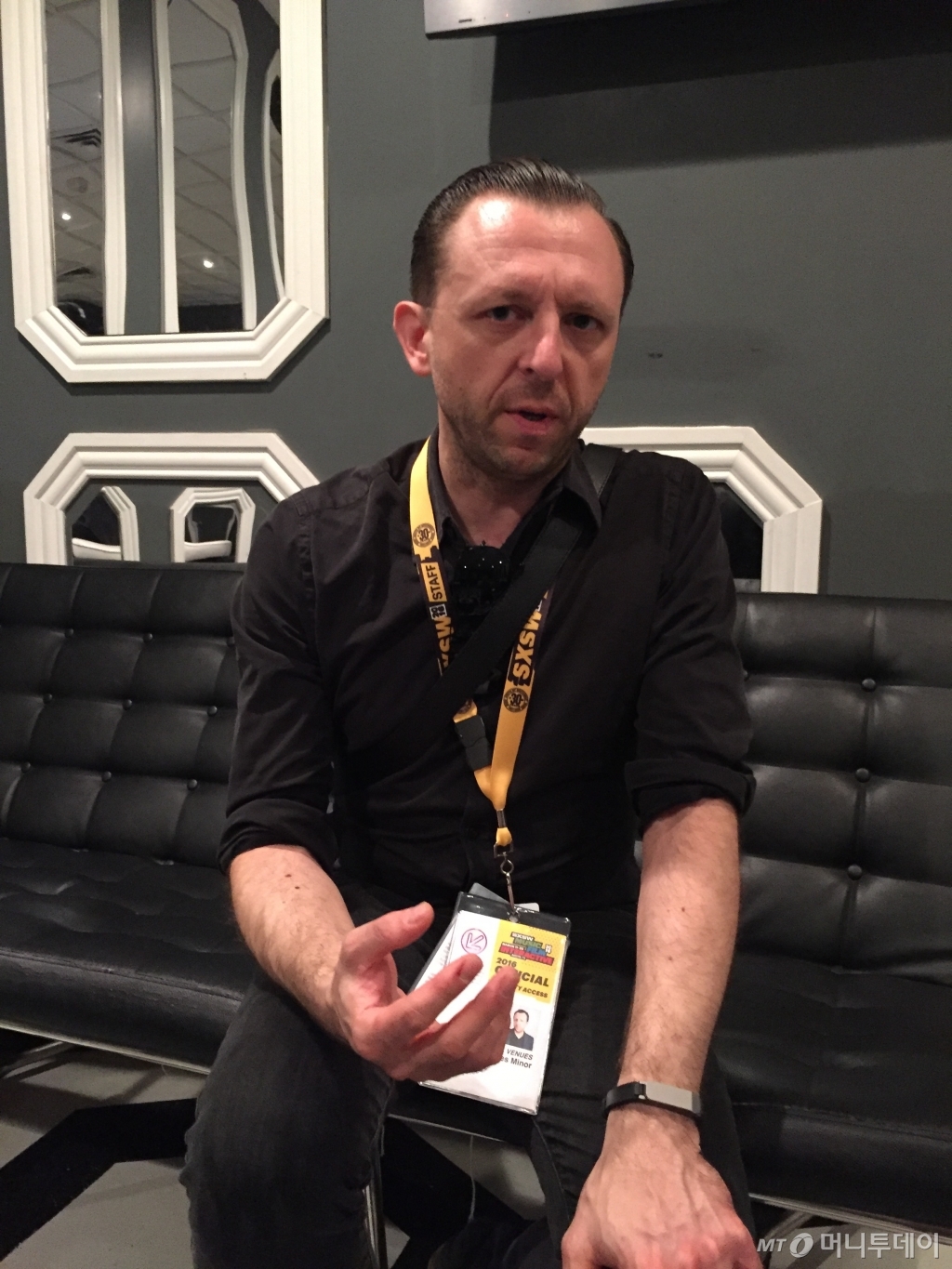 미국 텍사스주 오스틴에서 열리는 사우스바이사우스웨스트(SXSW) 페스티벌 총감독을 맡은 제임스 마이너. /사진=김고금평 기자