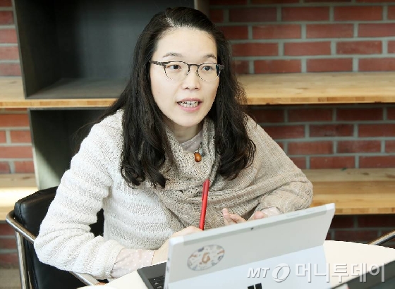 정소연, 배명훈 작가는 '제1회 머니투데이 SF 및 과학스릴러 중단편 소설공모전' 응모자에게 "SF소설 10권은 읽고 응모를 하면 좋을 것"이란 조언을 건넸다. /사진=김휘선 인턴기자