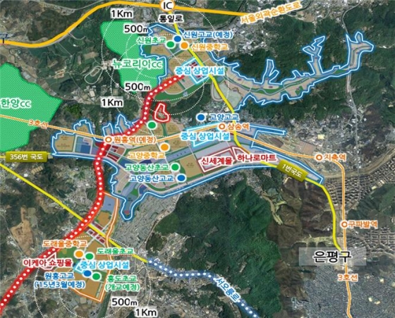 경기 고양시 삼송·원흥지구 개발계획. / 자료제공=부동산에 미친 사람들의 모임