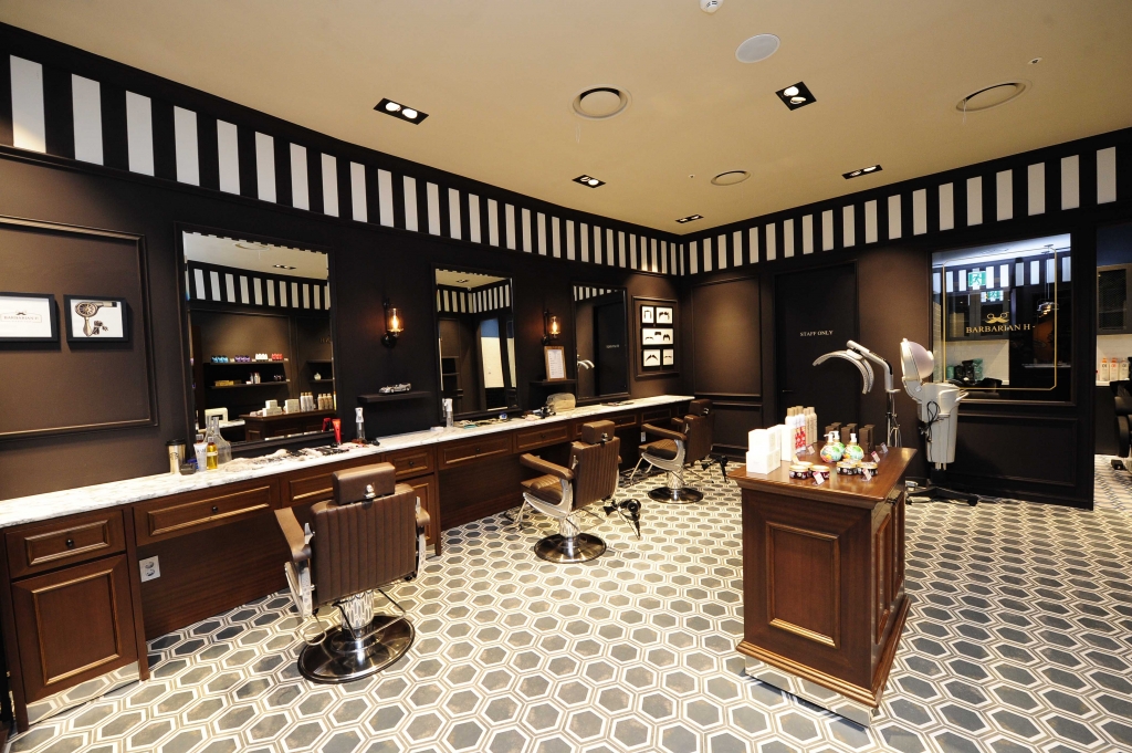 일렉트로마트 판교점 바버숍. /사진제공=이마트