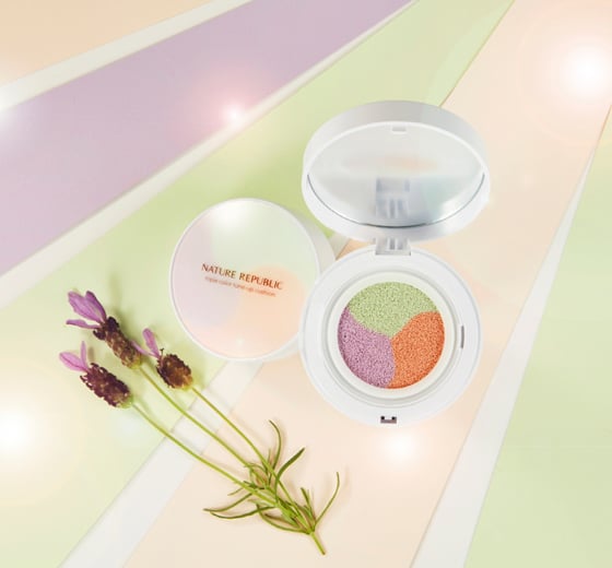 네이처리퍼블릭 '네이처 오리진 트리플 컬러 톤업 쿠션 SPF50+ PA+++'/사진제공=네이처리퍼블릭