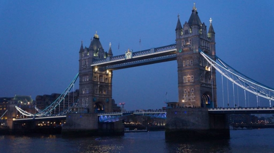 영국 런던의 타워브릿지 야경. /사진=강선미 기자