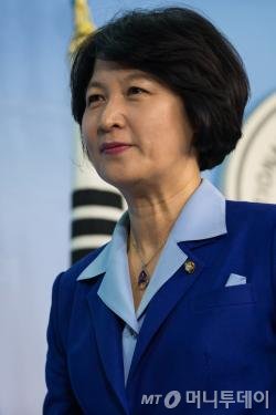 추미애 더불어민주당 의원 2016.5.1/뉴스1 <저작권자 © 뉴스1코리아, 무단전재 및 재배포 금지>