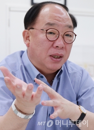 권오섭 L&P코스메틱 총괄대표/사진=김창현 기자