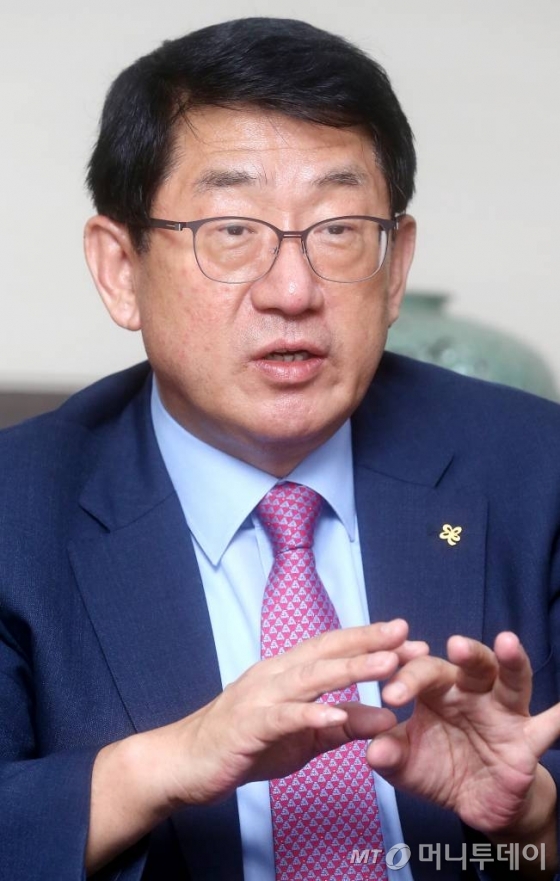 임채운 중소기업진흥공단 이사장. /사진=홍봉진 기자