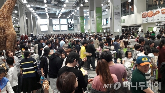 스타필드 하남 내 이마트 트레이더스 내부 모습. /사진=조철희 기자