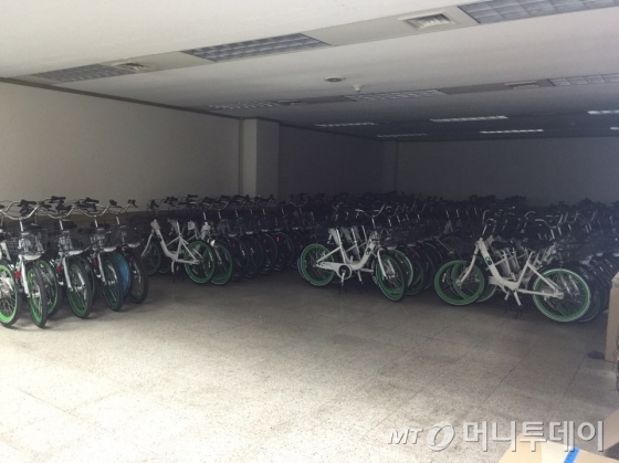 서울 마포구 상암월드컵경기장 맞은편에 위치한 '공공자전거 운영센터' 전경. / 사진 = 이재윤 기자