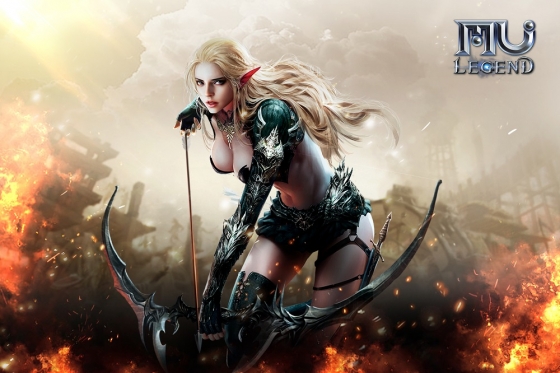 웹젠의 신작 온라인게임 '뮤 레전드' 대표 이미지.