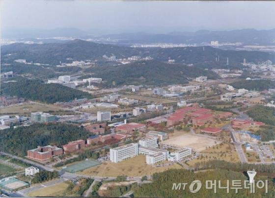 출연연이 밀집해 있는 대덕연구개발특구 전경/사진=미래부