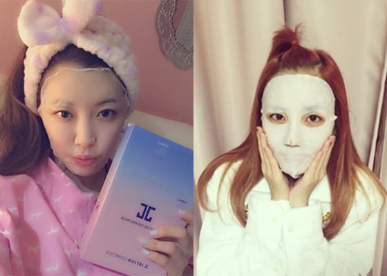 /사진=박한별, 산다라박 인스타그램