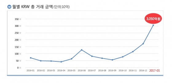 국내 비트코인 거래소 '빗썸'을 운영하는 비티씨코리아닷컴의 이정아 이사/사진=홍봉진 기자