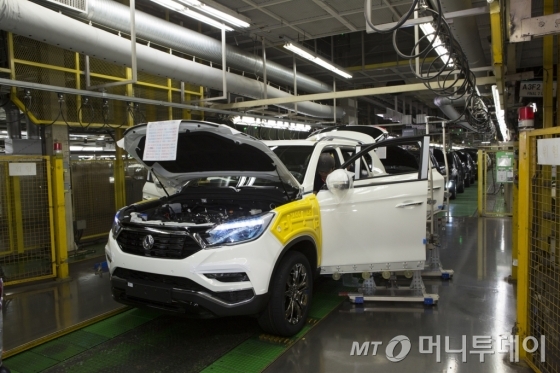 쌍용차 평택 3공장의 모습 /사진제공=쌍용자동차