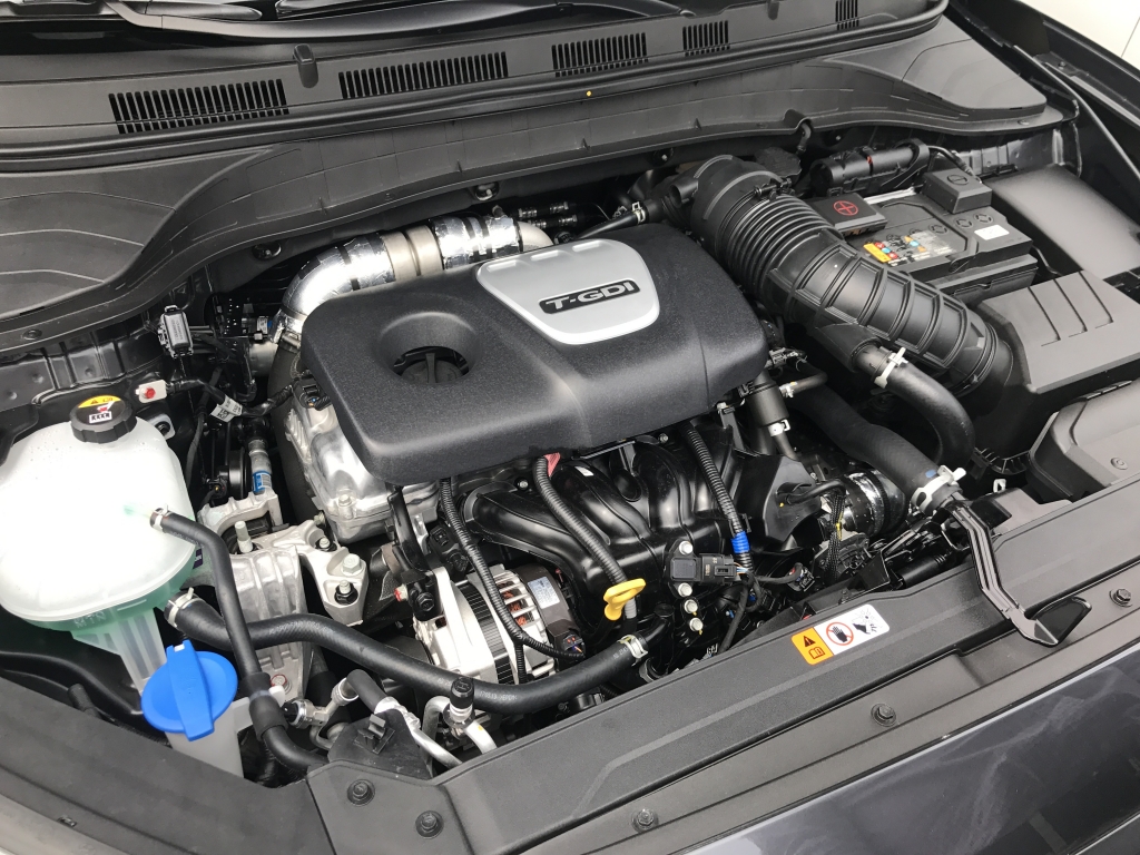 현대차 코나의 가솔린 1.6 터보 엔진 /사진=김남이 기자