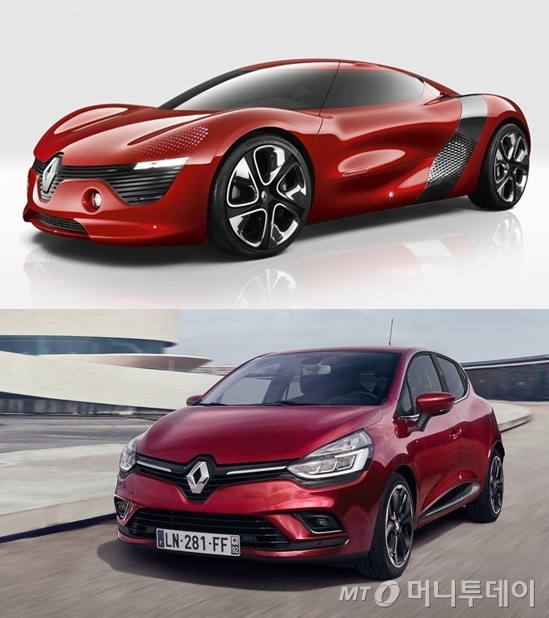 콘셉트카 '드지르'(위)와 '클리오'(아래)의 모습 /사진=르노그룹