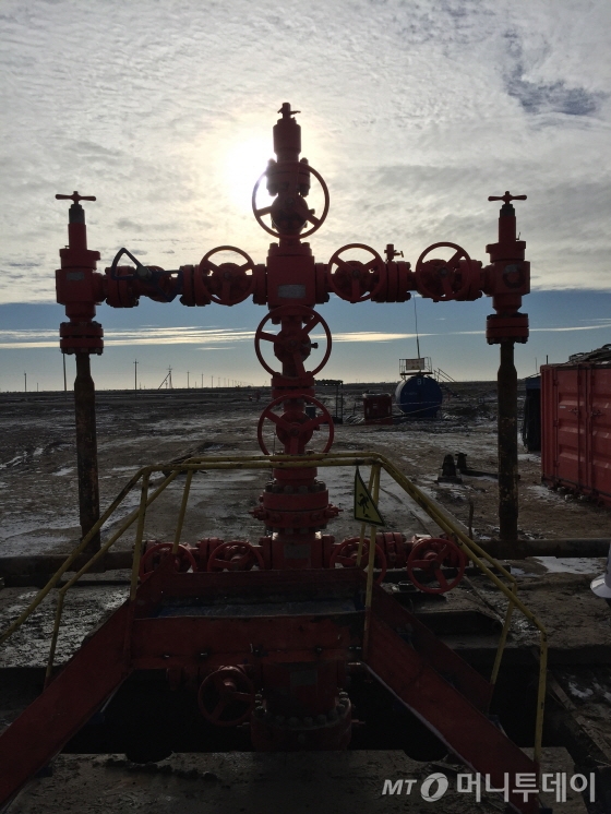 한국가스공사가 개발·운영 중인 우즈베키스탄 수르길가스전의 모습./사진제공=한국가스공사