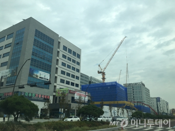 공사가 한창인 마곡지구/사진=엄성원 기자