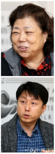 (위부터)김순자 안성맞춤시장 상인회장, 하정호 안성맞춤시장 화인마트 대표/사진=홍봉진 기자