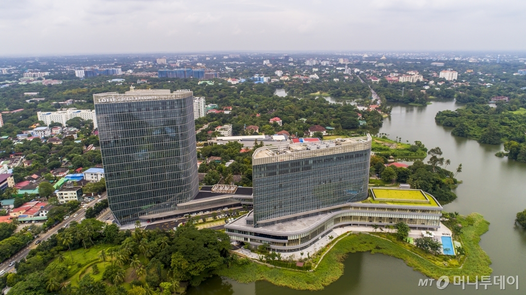 포스코대우 롯데호텔 전경. /사진제공=포스코.