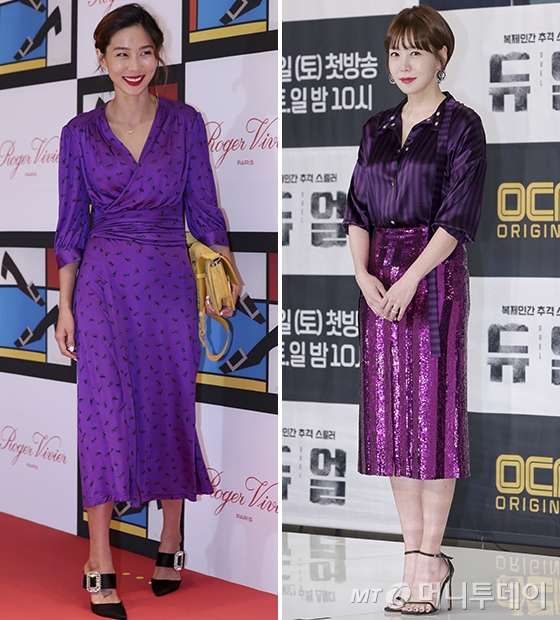 방송인 김나영, 배우 김정은/사진=머니투데이 DB