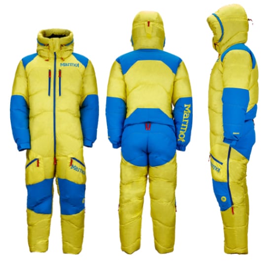 전신 패딩 슈트/사진=미국 마모트 홈페이지 캡처