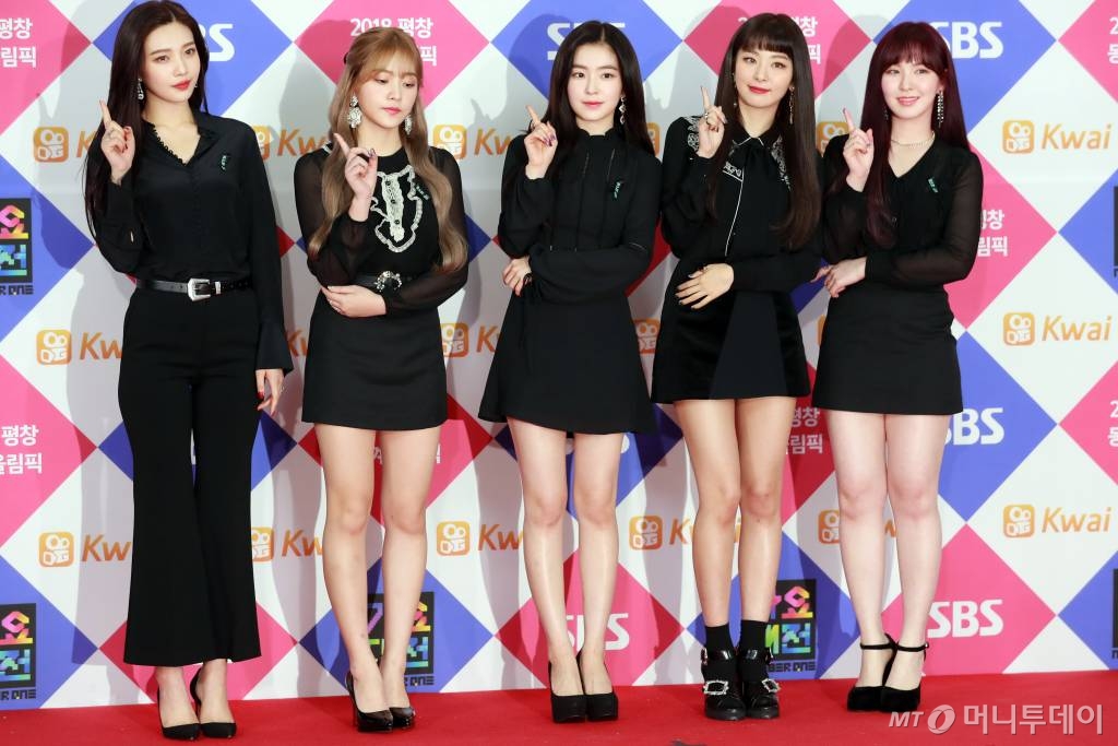 레드벨벳. 가장 왼 쪽이 조이/사진=임성균기자