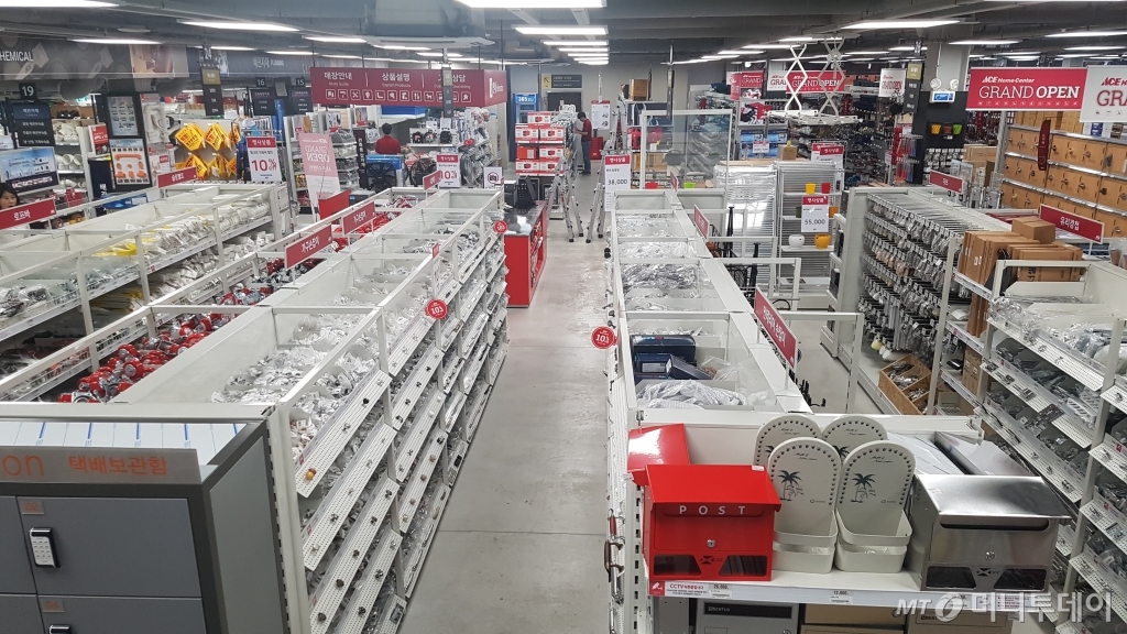 에이스홈센터 1층 매장/사진=지영호 기자