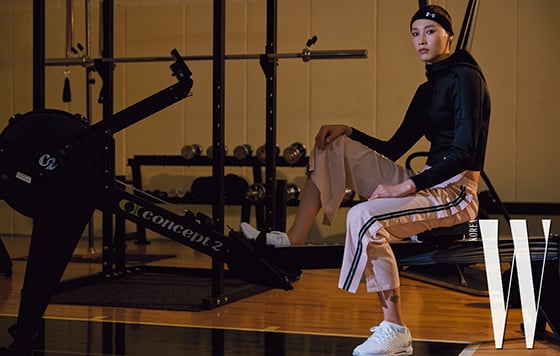 배구 선수 김연경/사진제공=언더아머, 더블유 코리아