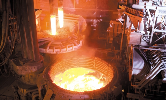 세아베스틸 군산공장의 전기로 모습./사진제공=세아베스틸