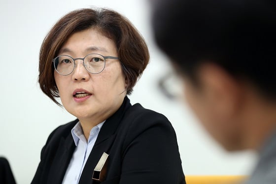 차미경 이화여대 문헌정보학과 교수(한국문헌정보학회회장)/사진=이기범 기자