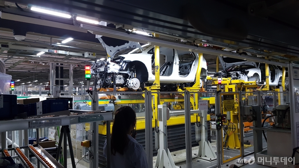 광둥성 포산시 포산하이테크산업구 내에 위치한 독일 폭스바겐의 중국 합작사 이치다중의 생산공장/사진=진상현 베이징 특파원.