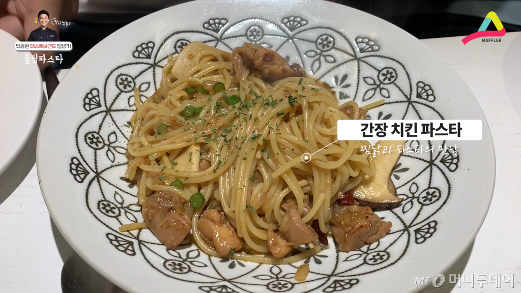 단맛폭풍 간장 치킨 파스타.