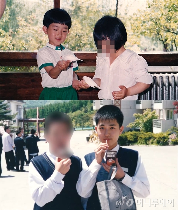 5세 시절(위쪽), 17세 시절의 파니씨(32·본명 오희나). /사진제공=파니씨