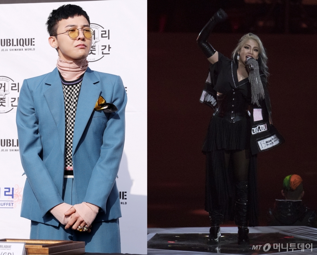 개성과 실력을 앞세워 강력한 '카리스마 리더십'을 발휘하는 리더들. 빅뱅 지드래곤(왼쪽)과 2NE1 씨엘.