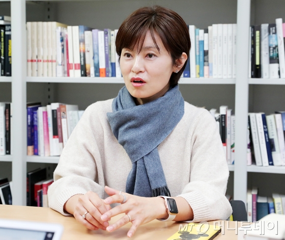 '제3회 한국과학문학상' 중단편 부문에서 소설 '소년시절'로 가작에 당선된 길상효 작가. /사진=김창현 기자