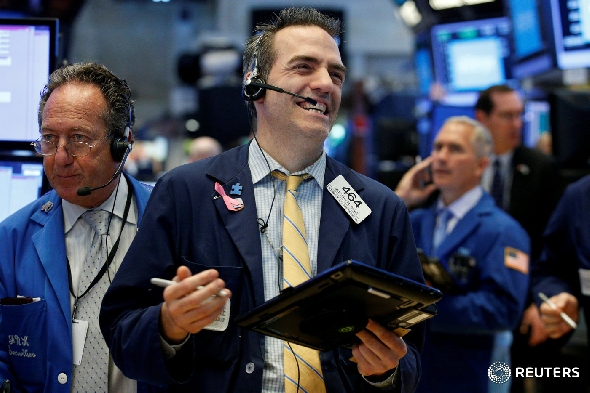 뉴욕증권거래소(NYSE) © 로이터=뉴스1