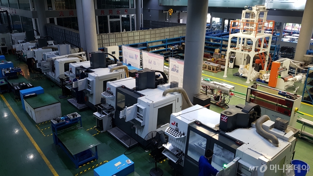 중국 광둥성의 한 제조공장/사진=진상현 베이징 특파원.