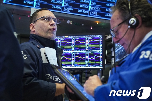 뉴욕증권거래소(NYSE).©AFP=뉴스1
