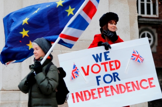 영국은 오는 3월 말 브렉시트를 앞두고 있다./AFPBBNews