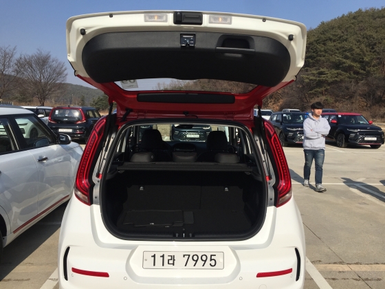 쏘울 부스터 후면부 모습./사진=기성훈 기자