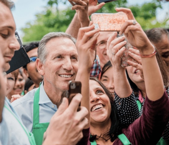 /사진=하워드 슐츠 홈페이지