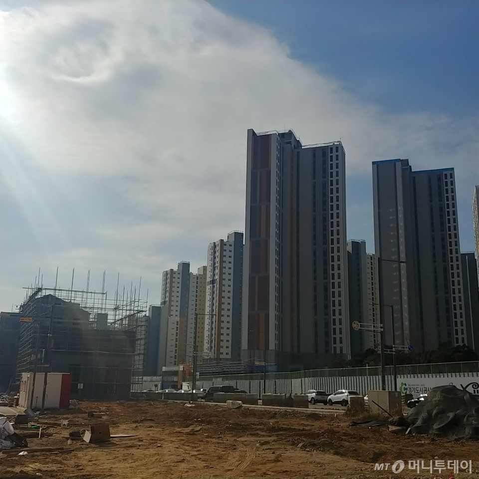 고덕신도시 건설현장/사진=안재용 기자
