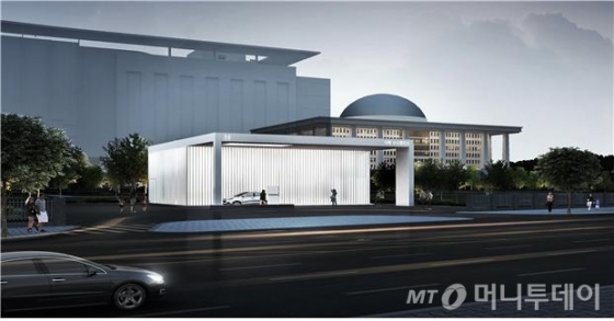 국회, 수소충전소 조감도