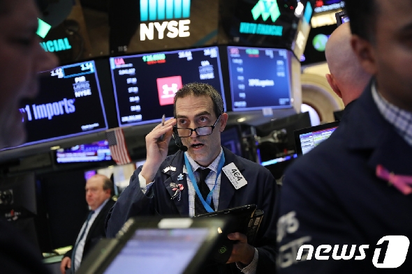 뉴욕증권거래소(NYSE).©AFP=뉴스1