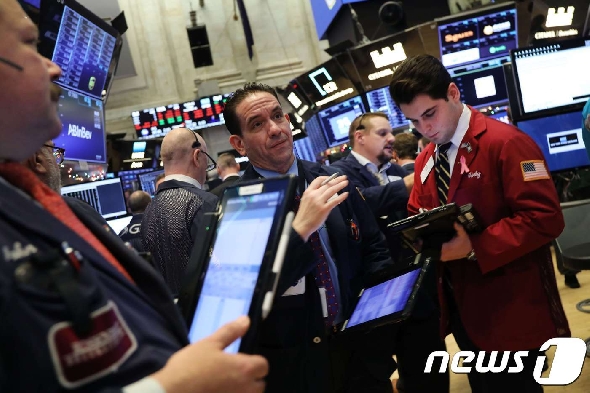 뉴욕증권거래소(NYSE).©AFP=뉴스1