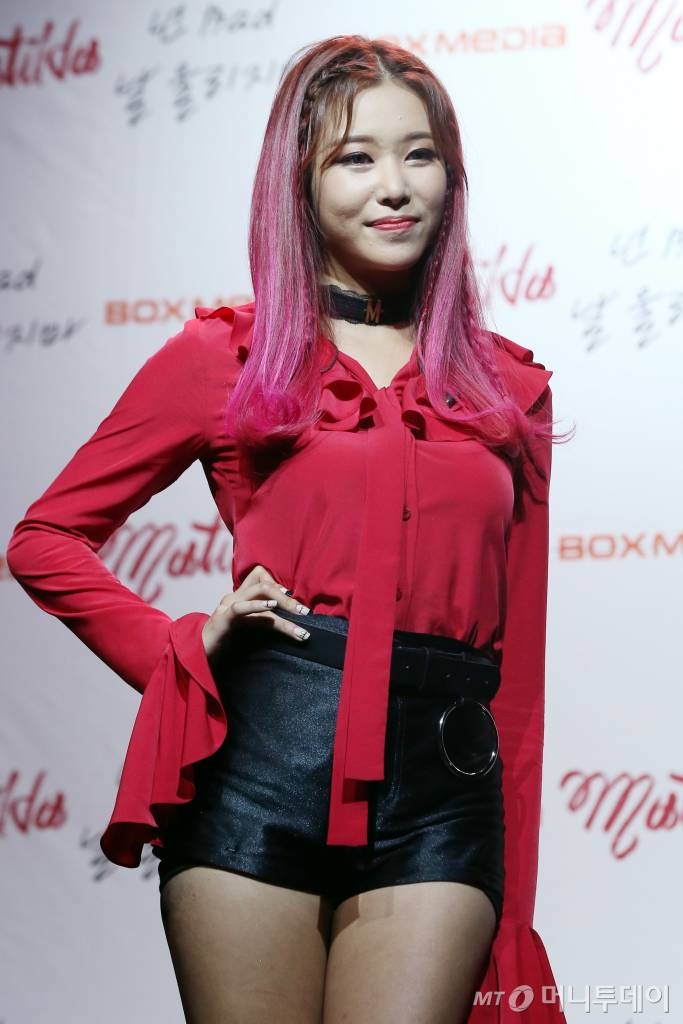 걸그룹 마틸다의 해나. /사진=이기범 기자