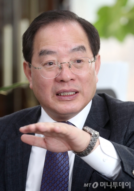 하윤수 한국교원총연합회 회장./ 사진=홍봉진 기자