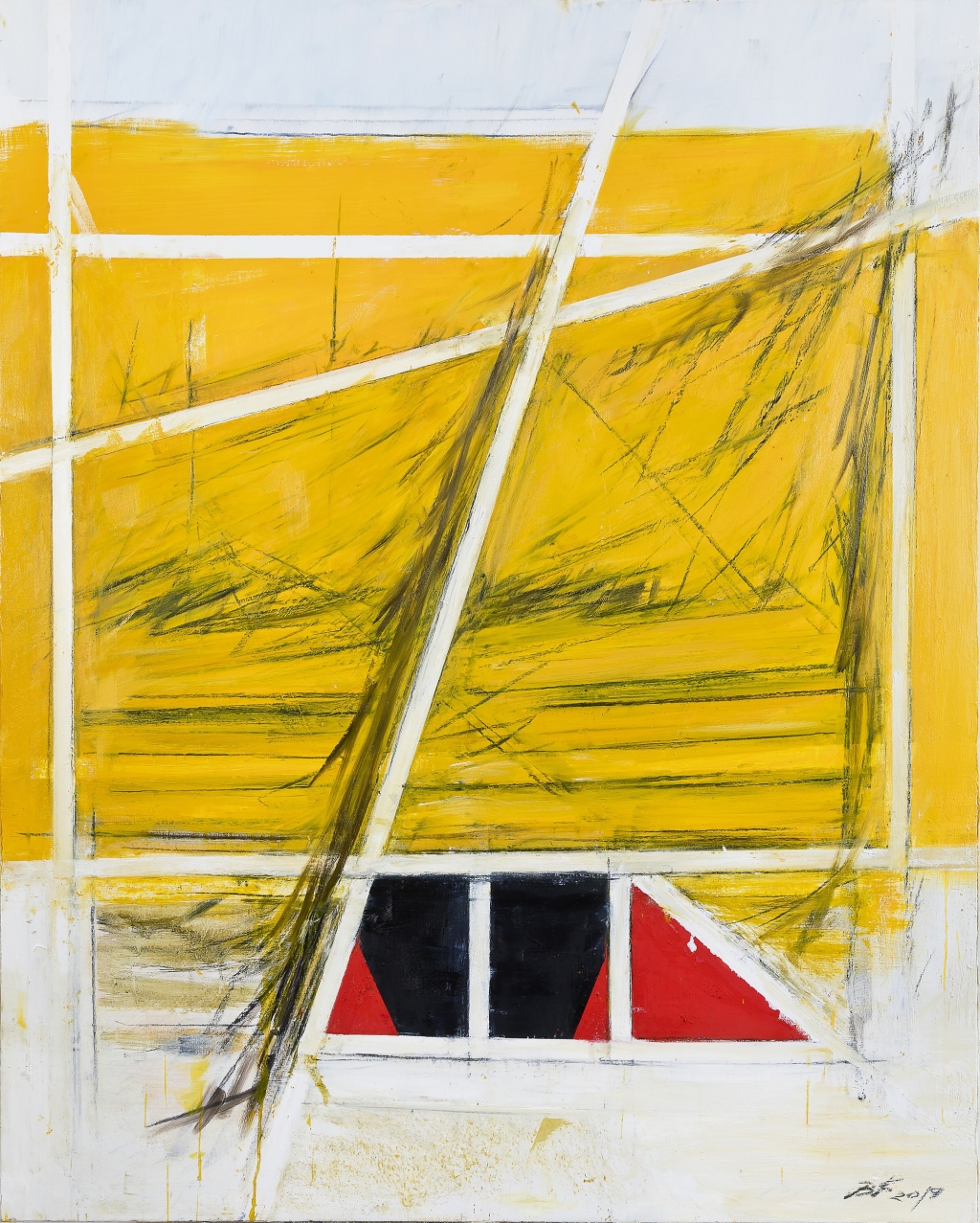 '산의 동쪽-서사시'(Mountain East-Epic), 2019, Oil on canvas, 162.2x130.3cm. /사진제공=가나아트센터