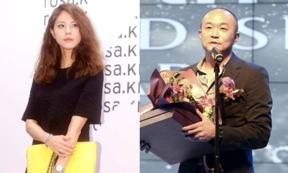 가수 박지윤(왼쪽)과 조수용 카카오 대표/사진=머니투데이DB, 뉴시스