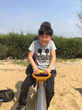 방과 후 운동장이 한적하다. /사진=남형도 기자